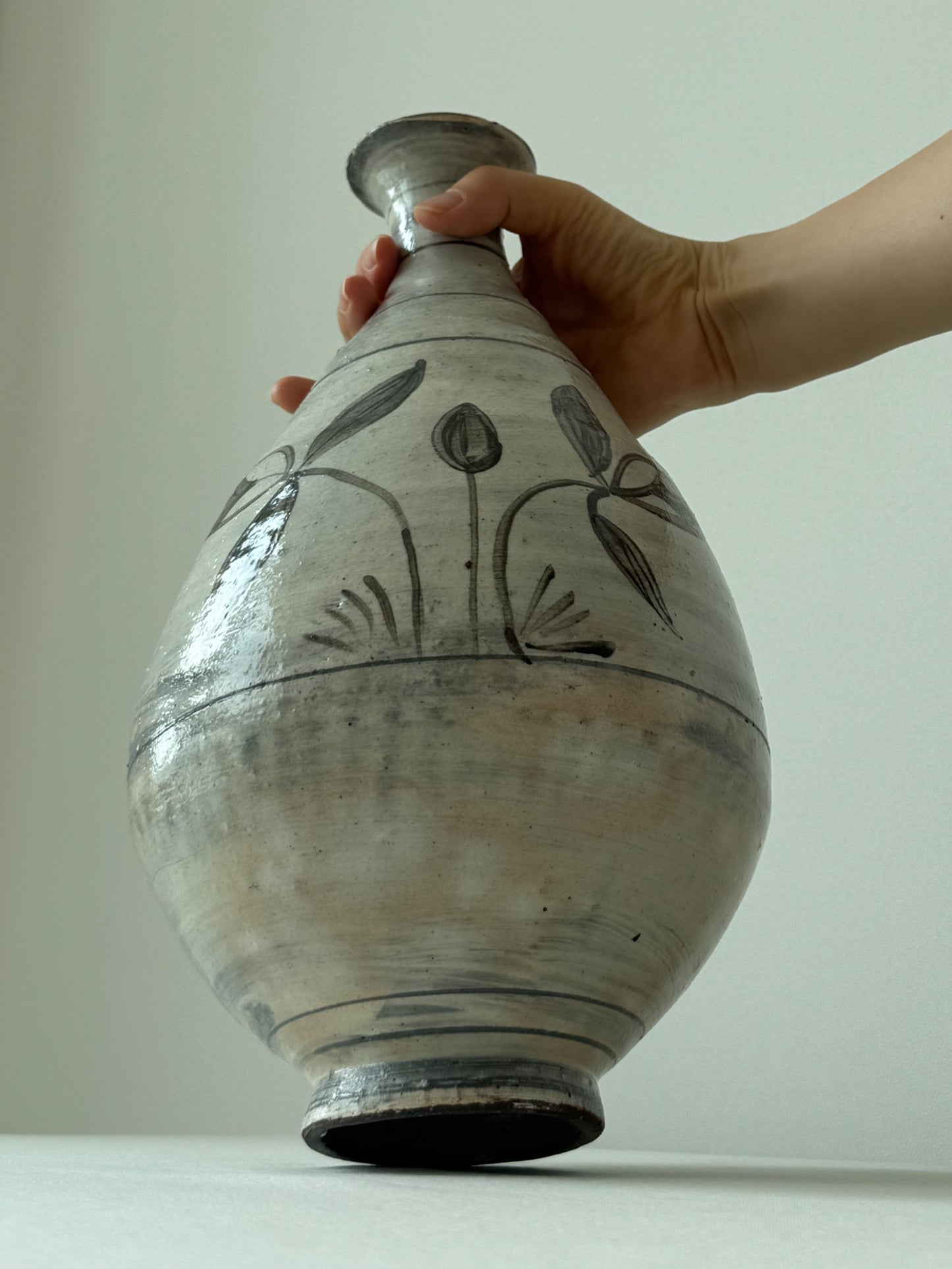 Joseon Buncheong Vase - Wildflower