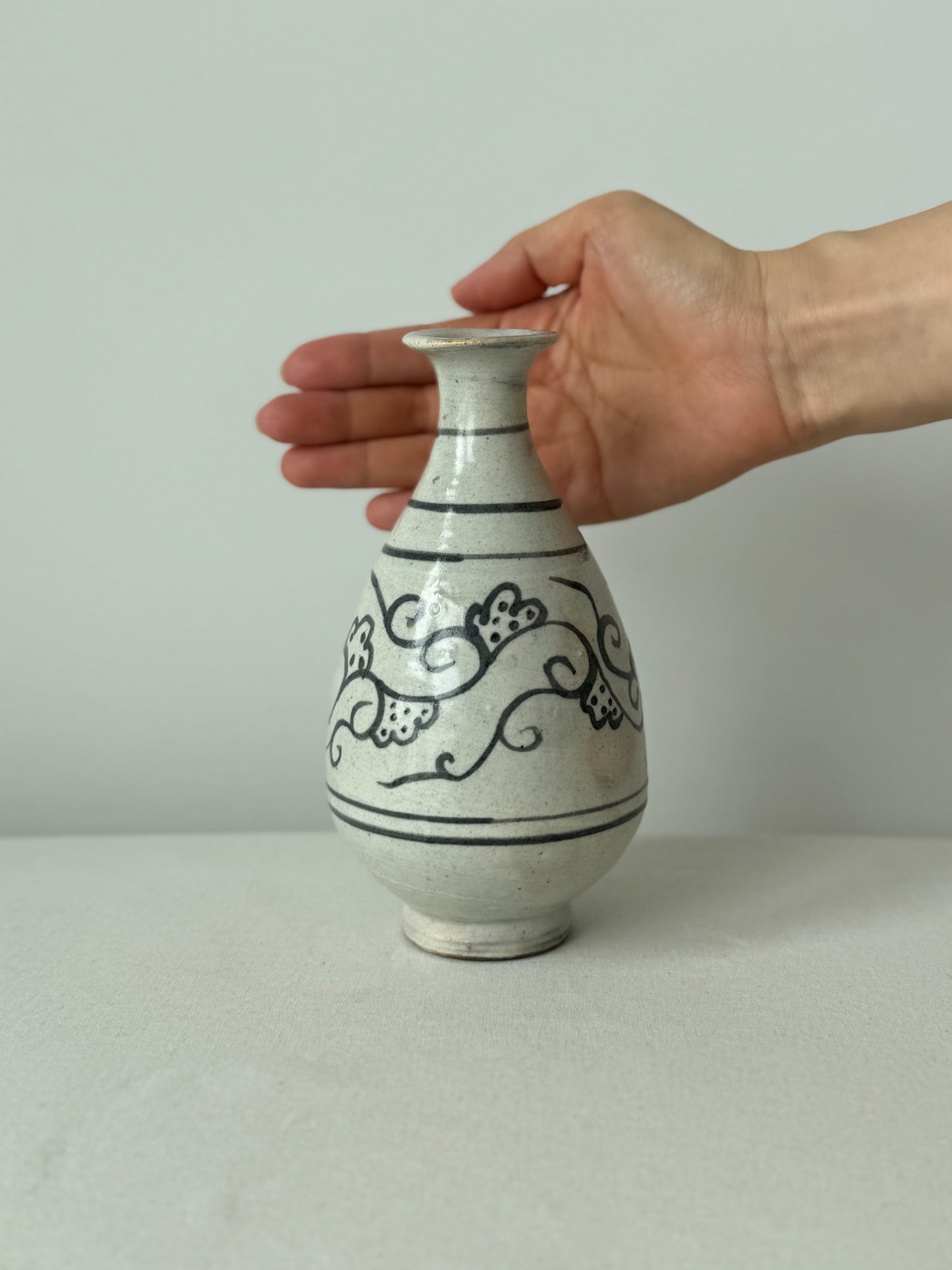 Joseon Buncheong Small Vase - Vine