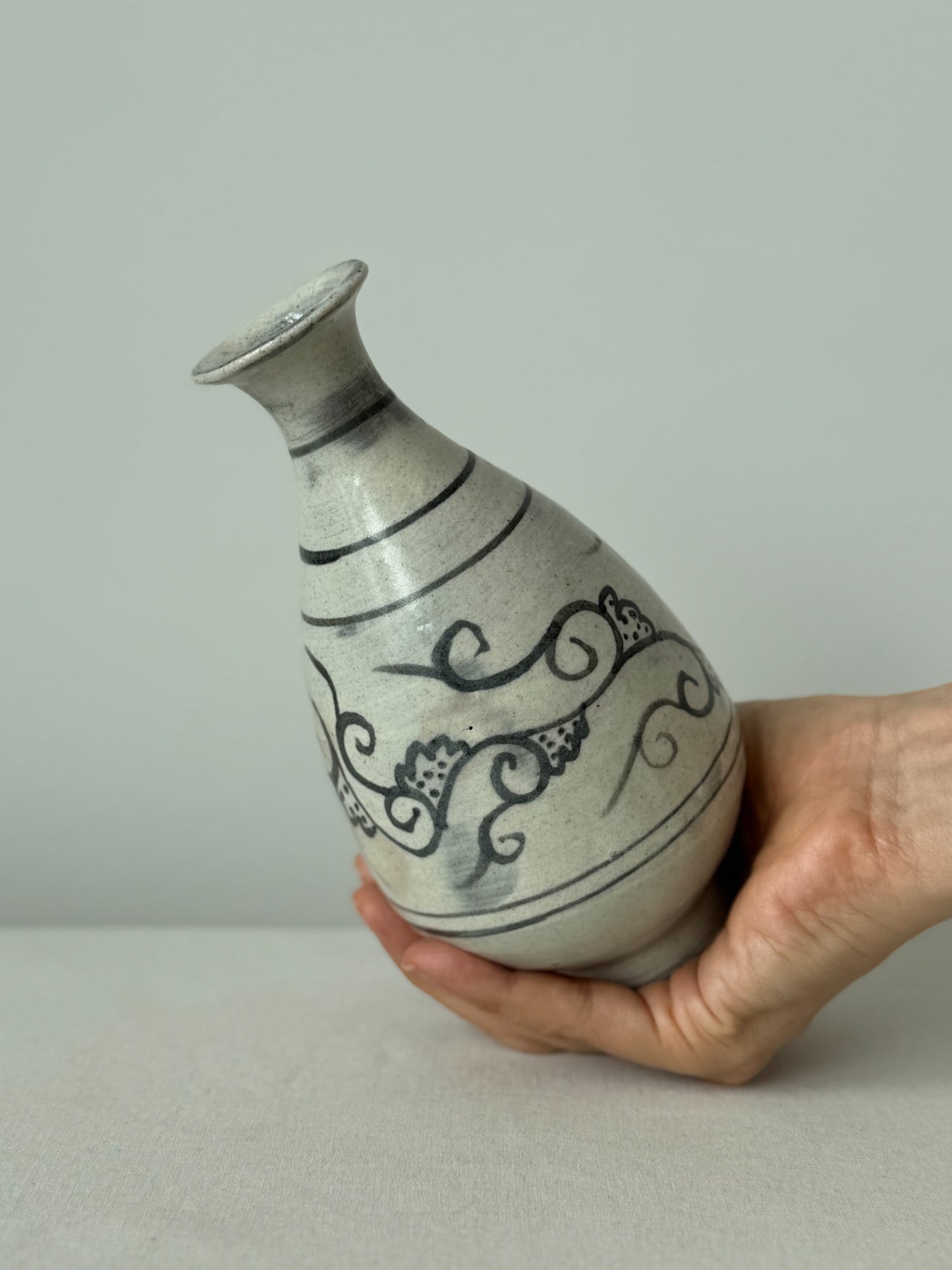 Joseon Buncheong Small Vase - Vine