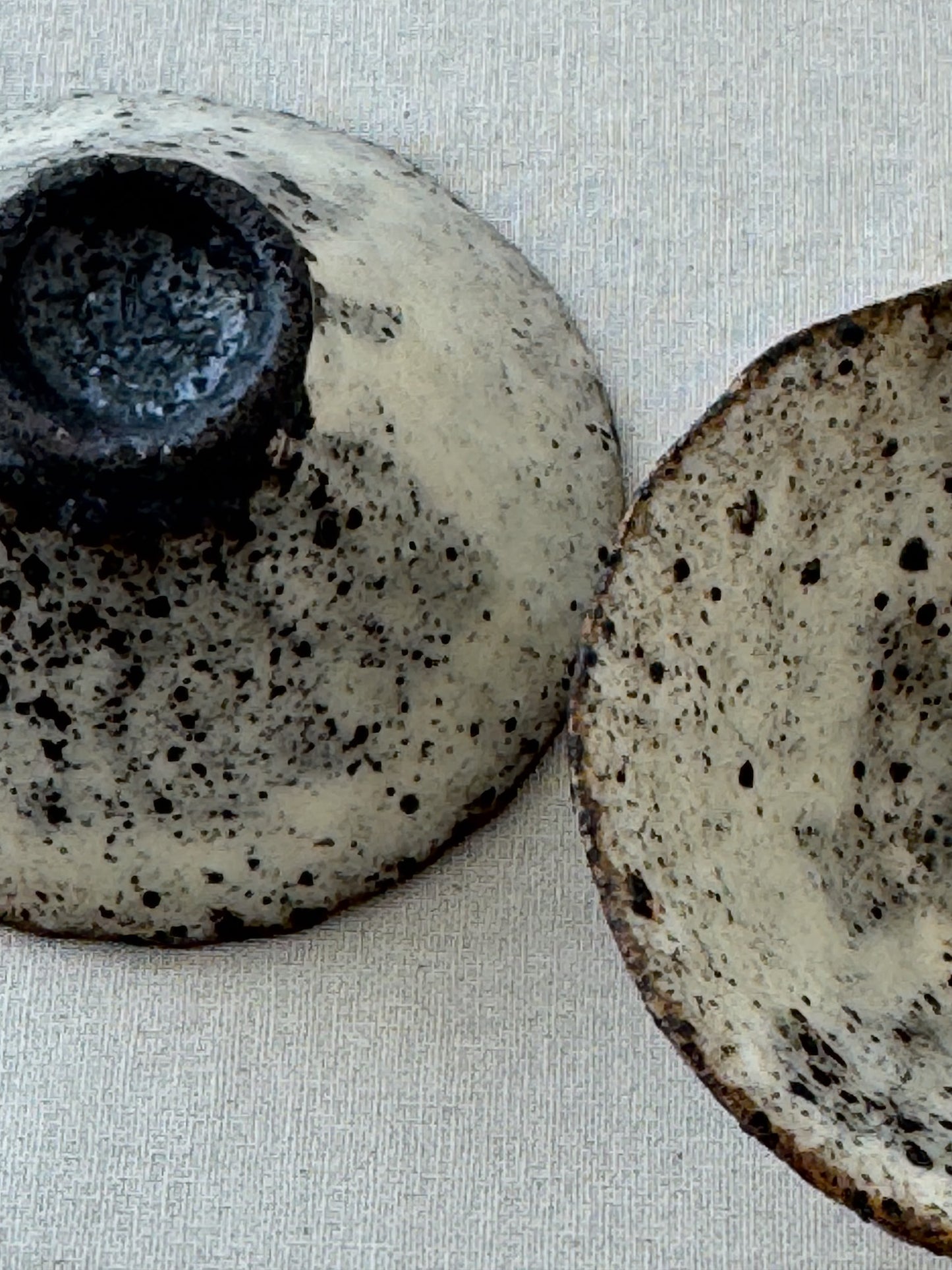 Quiet Strength in Clay-Buncheong Tea Cup Set (2 cups)