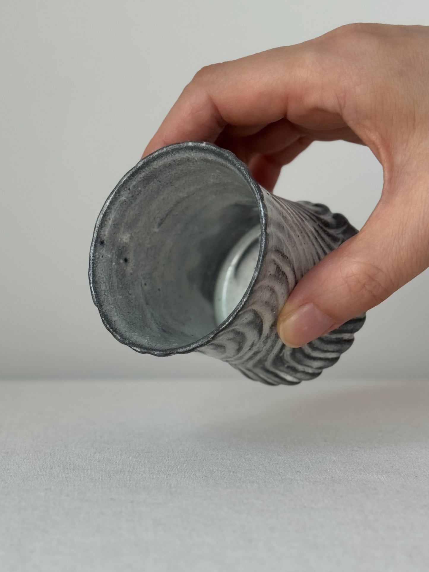 Black Clay Rising Wave Cup