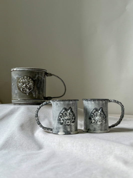 Guardians Mug Set – Black Clay Dragon & Haetae