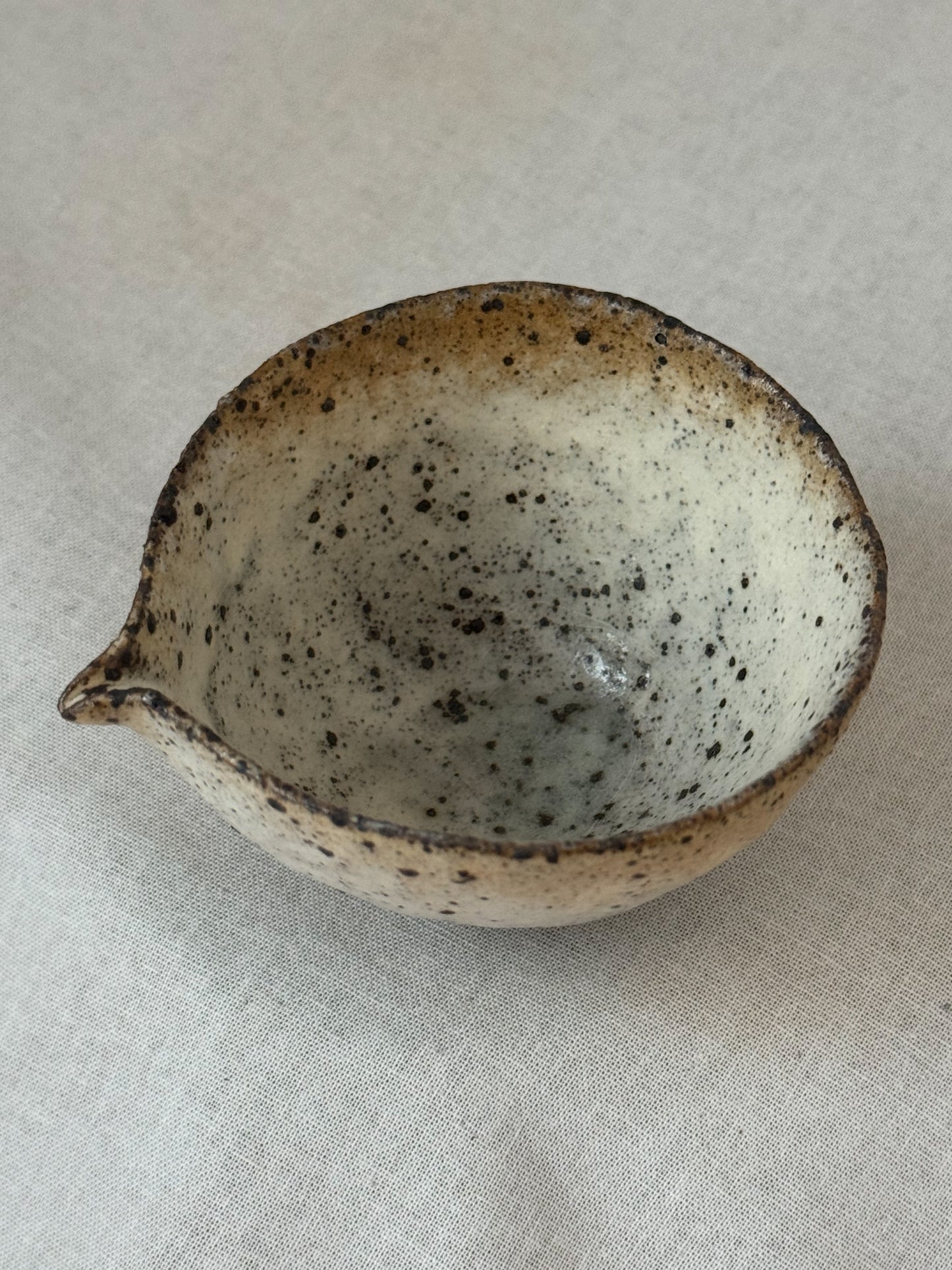 Quiet Strength in Clay-Buncheong Sookwoo and Saucer Set