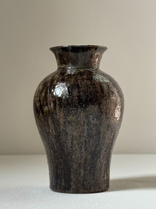 Starlit Rain Black Onggi Vase
