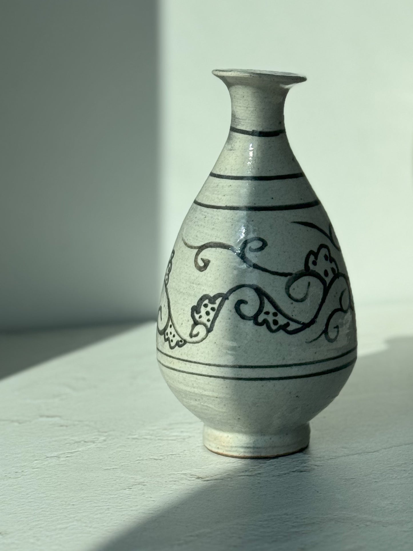 Joseon Buncheong Small Vase - Vine