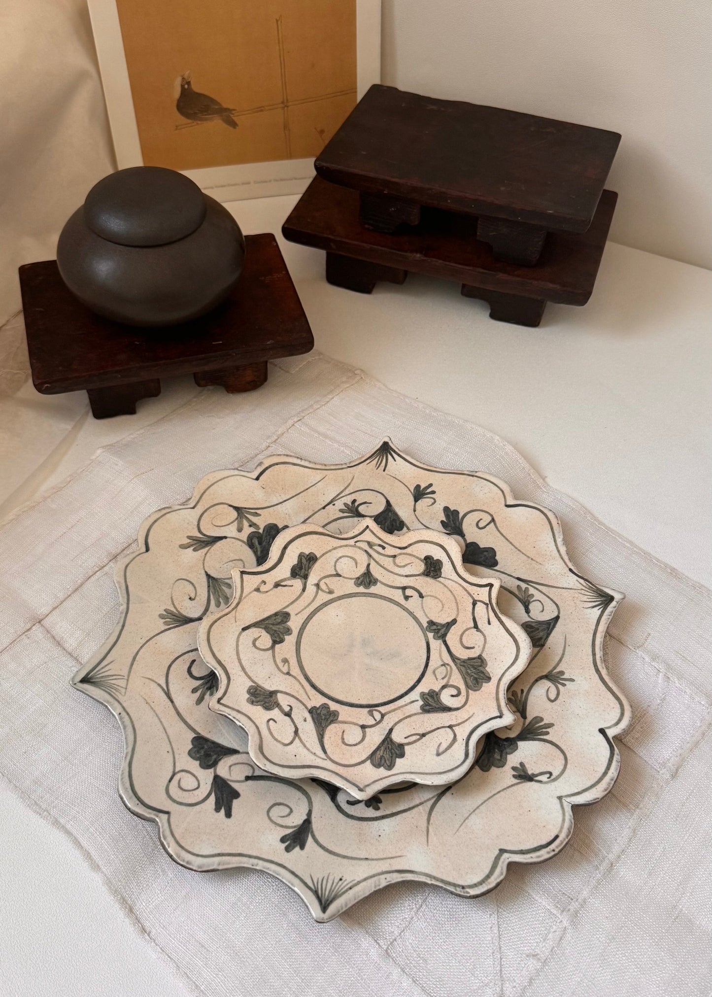 Petal Plate - Floral Vine Set